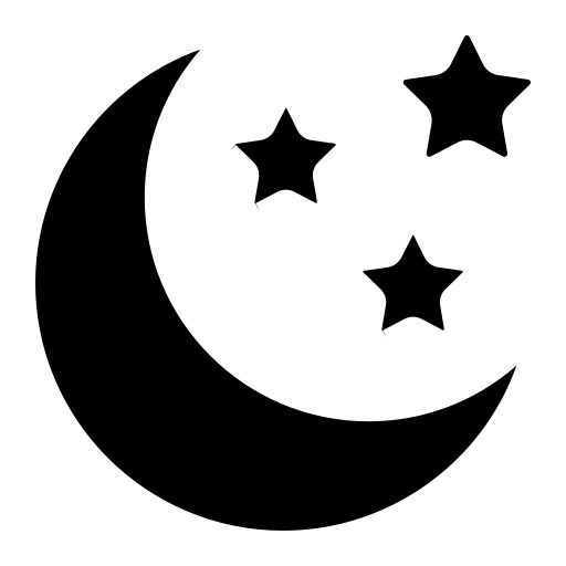 Logo représentant une lune et une étoile