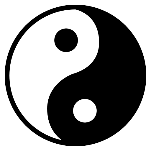 Logo représentant le yin-yang